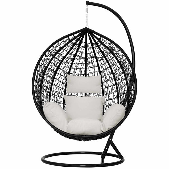 CalmChair™ Rattan Garden Hanging Egg Chair