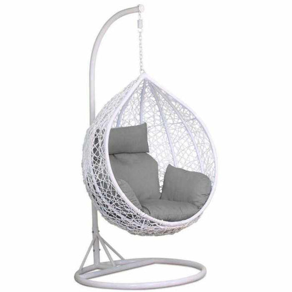 CalmChair™ Rattan Garden Hanging Egg Chair