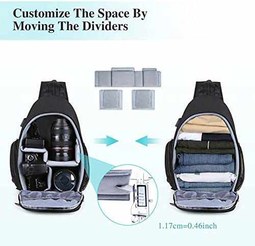 Camera Shoulder Bag Waterproof Camera Lens Organizer