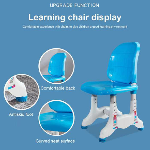 Children's Preschool Study Table & Chairs Set-Aroflit
