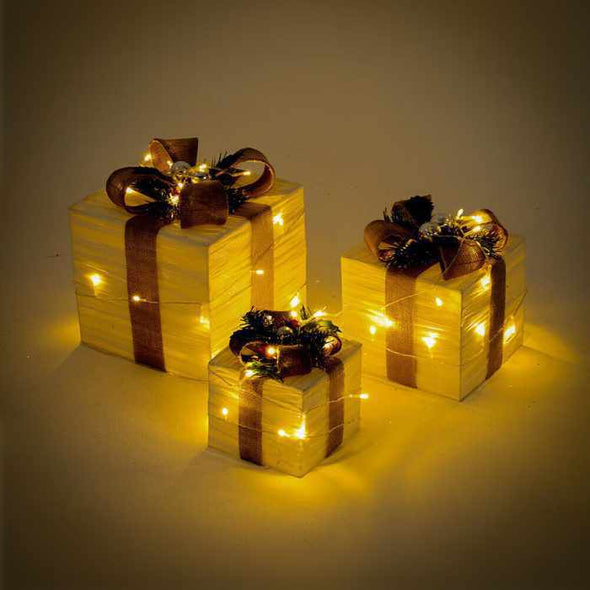 Christmas Tree Light Up Gift Boxes