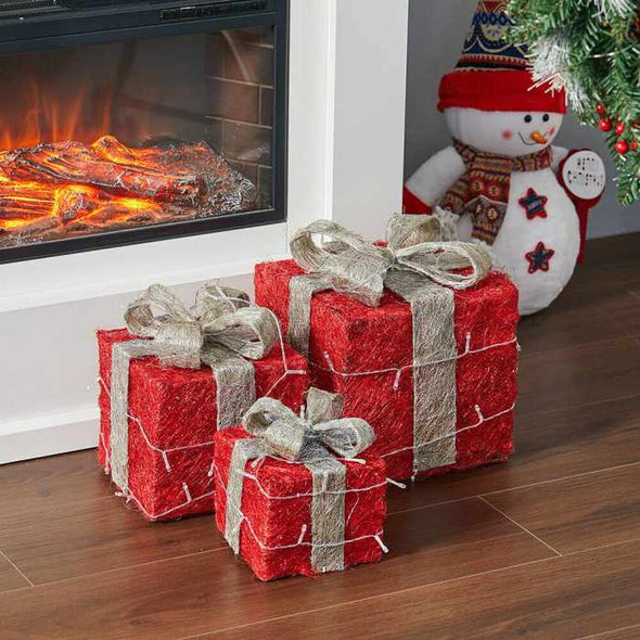 Christmas Tree Light Up Gift Boxes