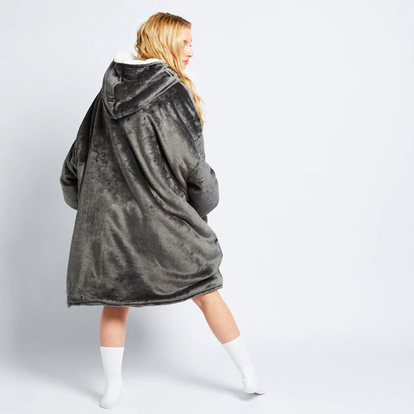 CoHoodie™ Oversized Grey Hoodie Blanket