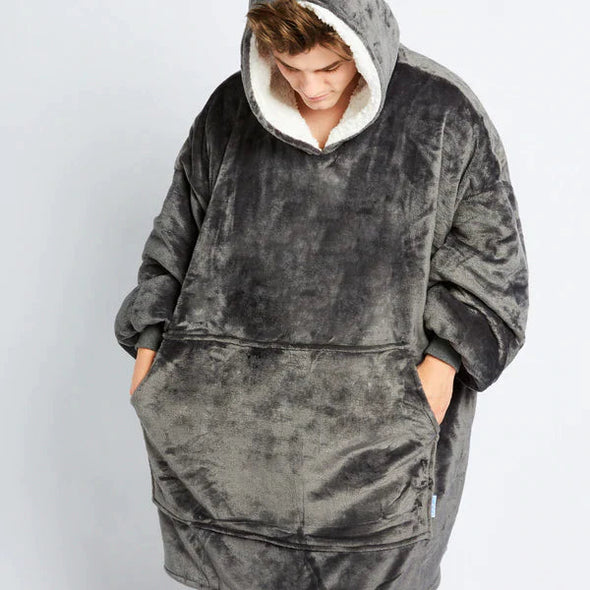 CoHoodie™ Oversized Grey Hoodie Blanket