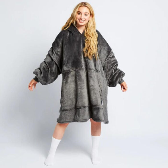 CoHoodie™ Oversized Grey Hoodie Blanket