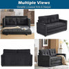 Convertible Sofa Couch Loveseat Sleeper Bed-Aroflit