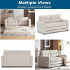 Convertible Sofa Couch Loveseat Sleeper Bed-Aroflit