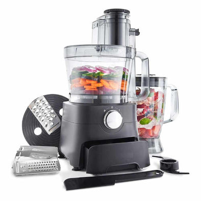 CookMix™ Food Processor Chopper Electric – 1000W Blender Juicer