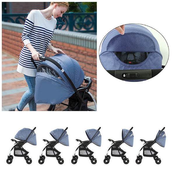 Multifunctional Lightweight Foldable Newborn Pushchair