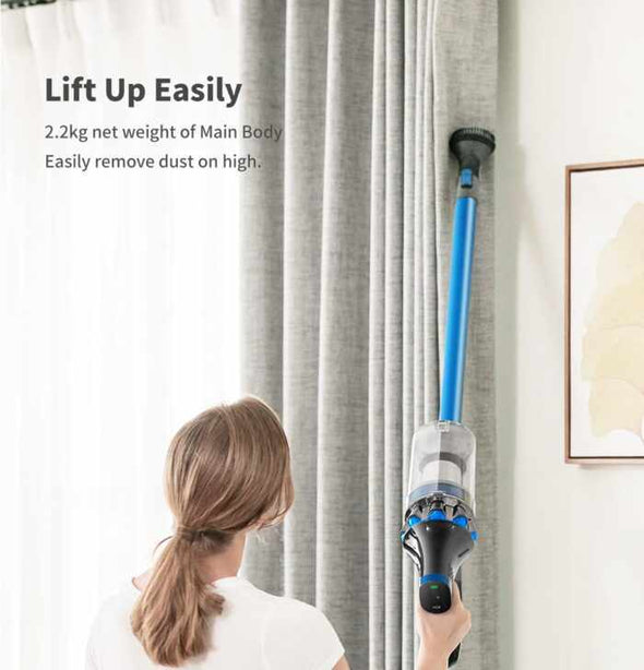 Cordless Vacuum Cleaner – 22000Pa Powerful Suction wih LED Touch Screen