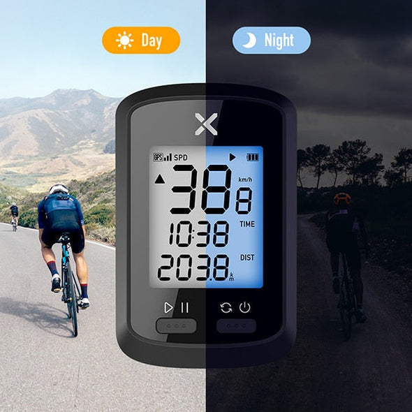 Cycle Computer with GPS Speedometer Waterproof with 1.8-inch LCD / Built-in GPS