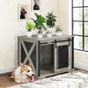 Dog Kennel Crate End Table Furniture-Aroflit