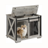 Dog Kennel Crate End Table Furniture-Aroflit