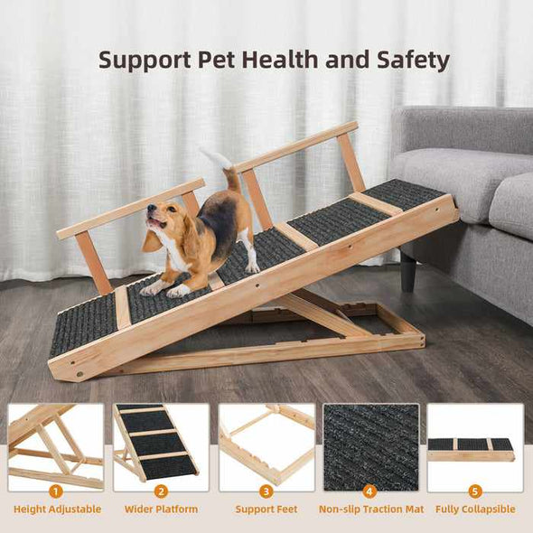 Dog Ladder Ramp For High Beds & Couch-Aroflit