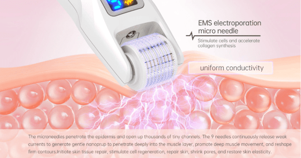 EMS Microneedling Derma Roller