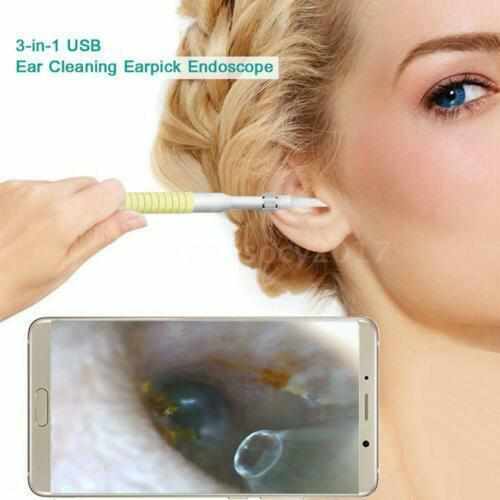 Ear Wax Removal Camera Ear Endoscope Spoon Pick Cleaning Tool Kit