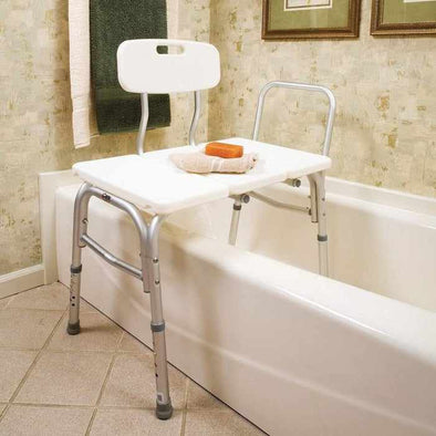 Elderly Shower Transfer Bench Seat With Arms-Aroflit