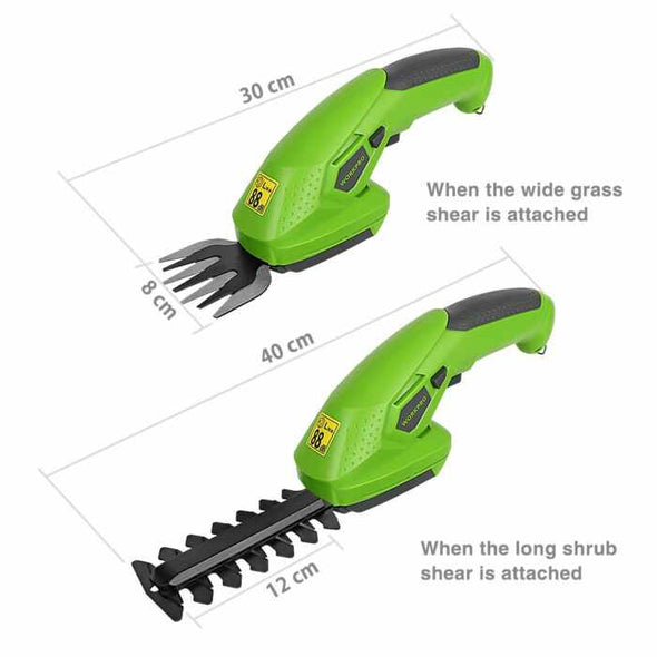 Electric Trimmer Rechargeable Hedge Cordless Trimmers for Grass