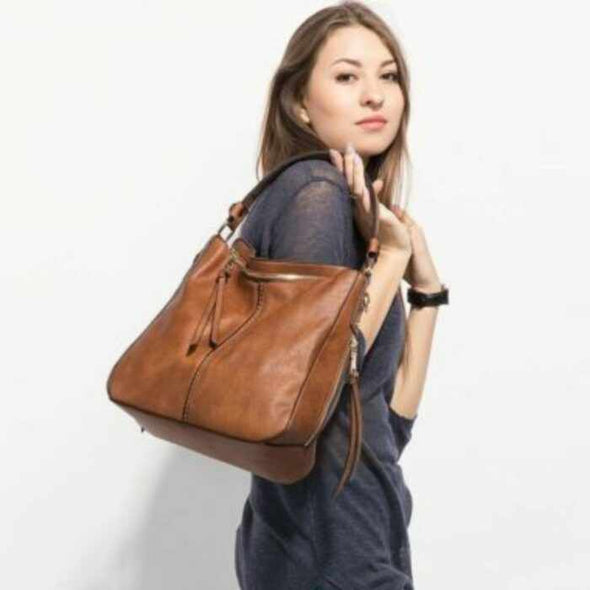 Elegant Leather Women Tote bag