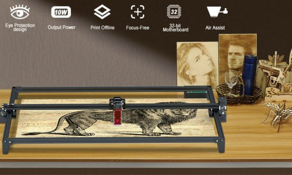 Engravio™ Wireless Laser Engraver Cutter Wood Cutting Engraving Machine Router