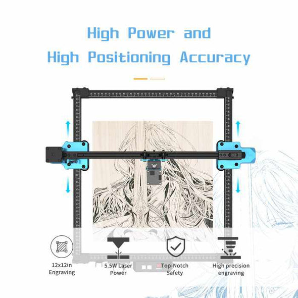 Engravioz™ Laser Engraver With Wifi Offline Control 40w