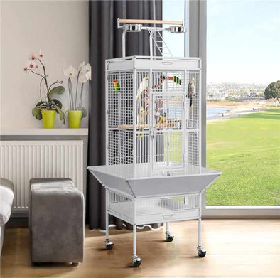 Extra Large Bird Cage For Parrot & Macaws-Aroflit