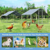 Extra Large Metal Chicken Coop Run For 20 Chickens-Aroflit