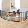 Extra Wide Baby Safety Door Stair Gate Play Yard-Aroflit