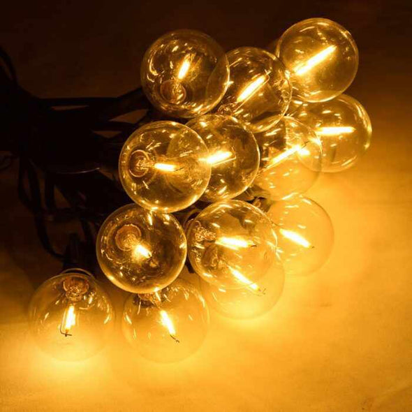 Festoon Outdoor String Light G40 – 18m / 33 Bulbs