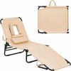 Folding Beach Sunbathing Lounge Recliner Chairs-Aroflit