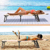 Folding Beach Sunbathing Lounge Recliner Chairs-Aroflit