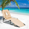 Folding Beach Sunbathing Lounge Recliner Chairs-Aroflit
