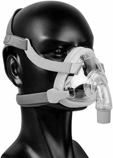 Full Face CPAP Mask with Free Adjustable Headgear