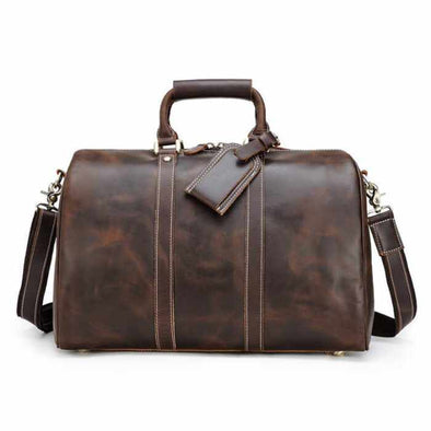 Full Grain Leather Luxury Carry On Bag For men