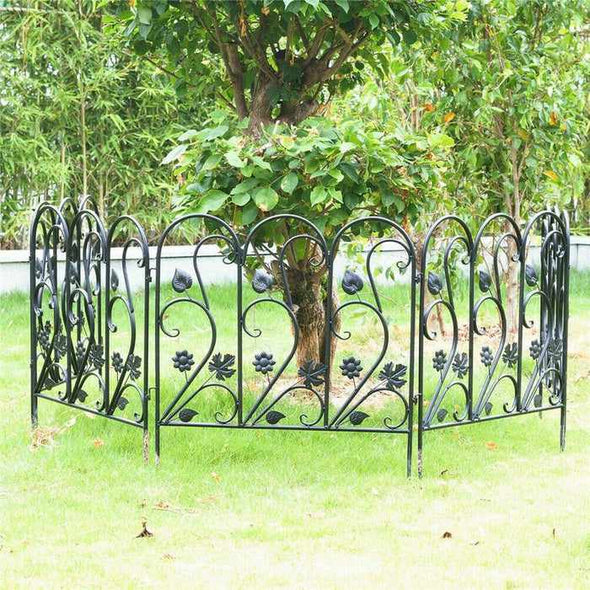 Garden Border Decorative Metal Fence Panels-Aroflit