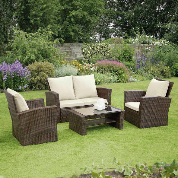 Garden Furniture 4 Piece Patio Set