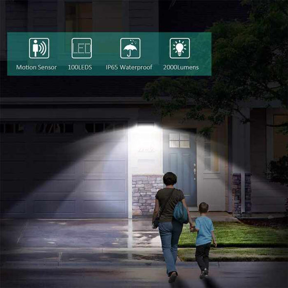 Garden solar wall light