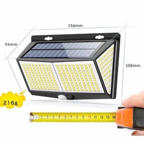 Garden solar wall light