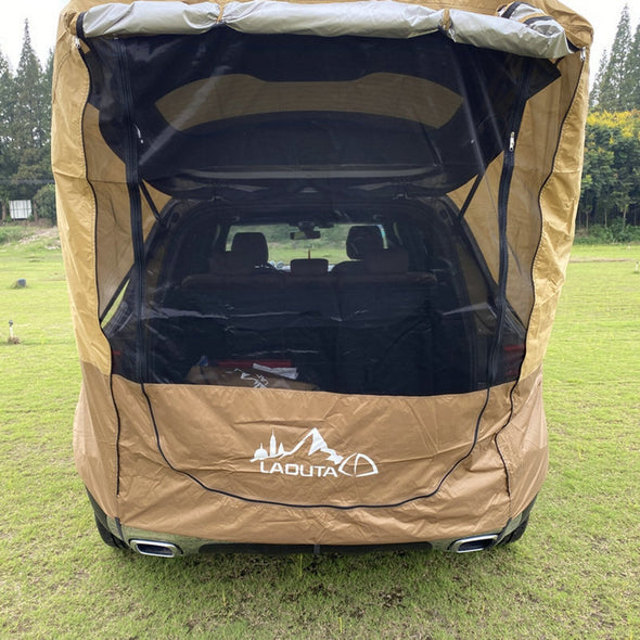 High Protection SUV Camping Tent with Awning for Tailgating & Travel