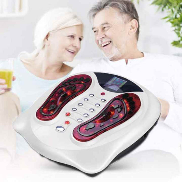 Heated Shiatsu Acupuncture Vibrating Foot Massager for Pain Relief