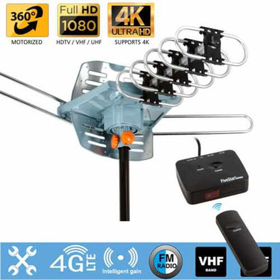 HDTV 1080P Outdoor Amplified Digital Antenna - Aroflit