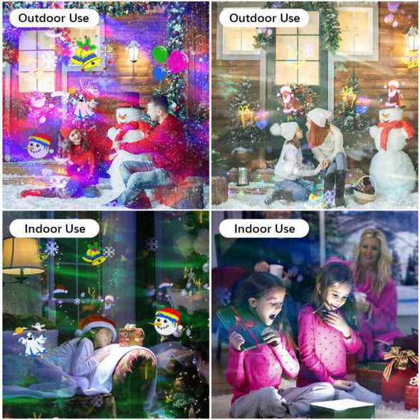 Halloween Christmas Window Projector Party Decor