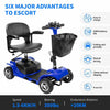 Handicap Mobility Medical 4-Wheel Travel Scooter-Aroflit