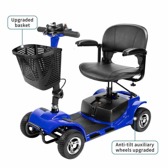 Handicap Mobility Medical 4-Wheel Travel Scooter-Aroflit