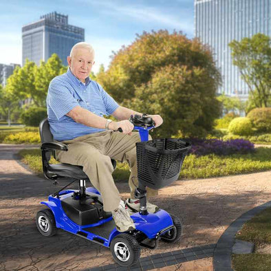 Handicap Mobility Medical 4-Wheel Travel Scooter-Aroflit