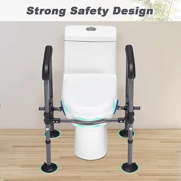 Handicap Toilet Safety Grab Bar Assist Frame Rails-Aroflit