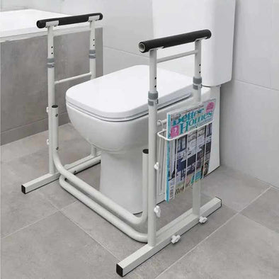 Handicap Toilet Safety Grab Bar Assist Frame Rails-Aroflit