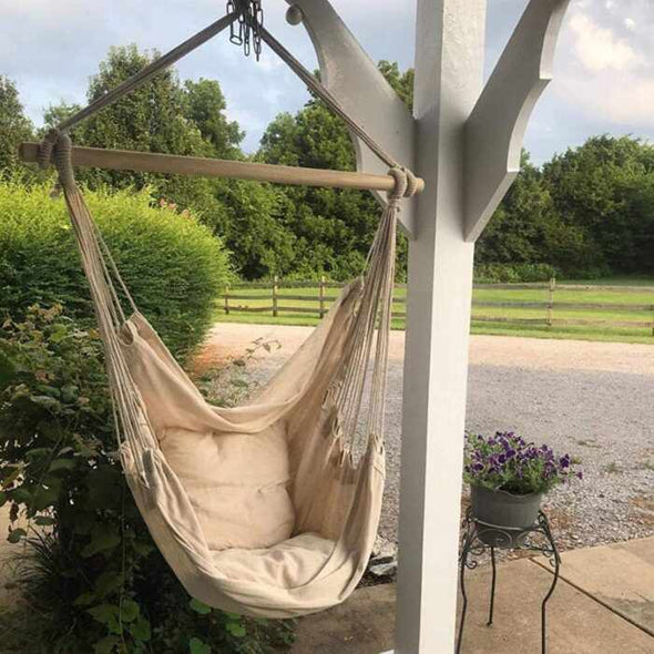 Hanging Rope Swing Hammock Chair