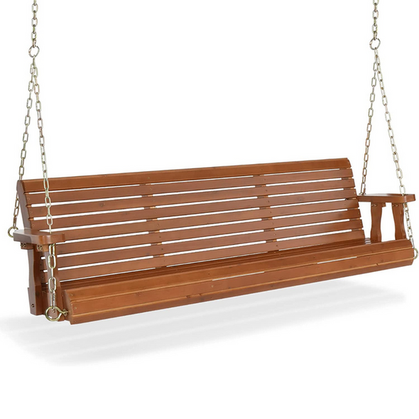 Heavy Duty Outdoor Front Porch Bench Swing-Aroflit