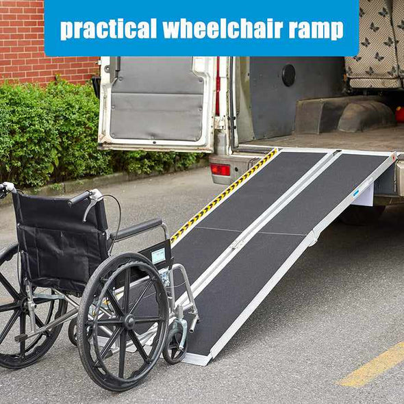 Heavy Duty Portable Temporary Home Wheelchair Stair Ramp-Aroflit